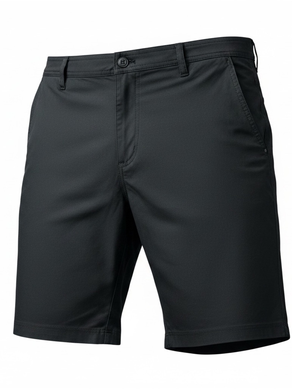 lululemon athletica Men's Black Flat-Front Performance Shorts - Picture 1 of 7